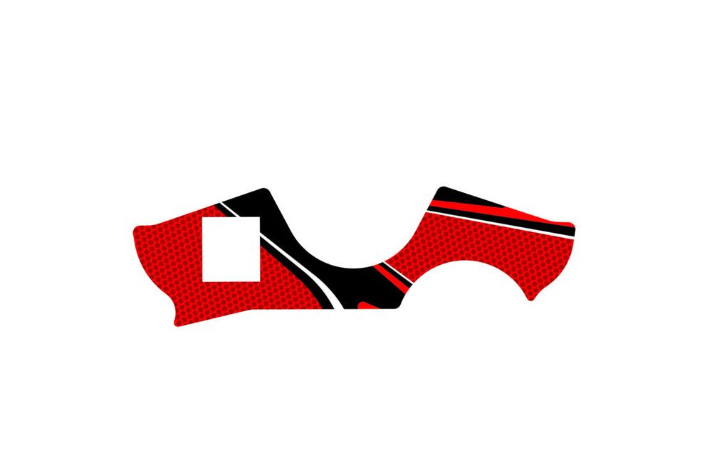 PUIG 6905R Radikal Yoke Protector  passend fuer SUZUKI INAZUMA Rot