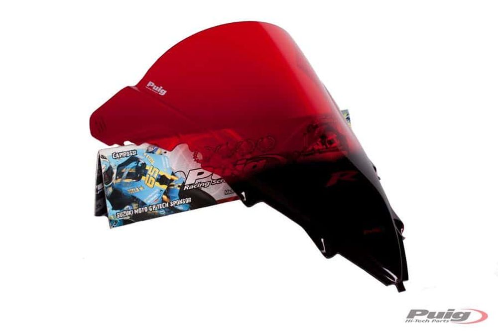 PUIG 4935R Z-Racing Scheibe  passend fuer YAMAHA YZF-R1 Rot