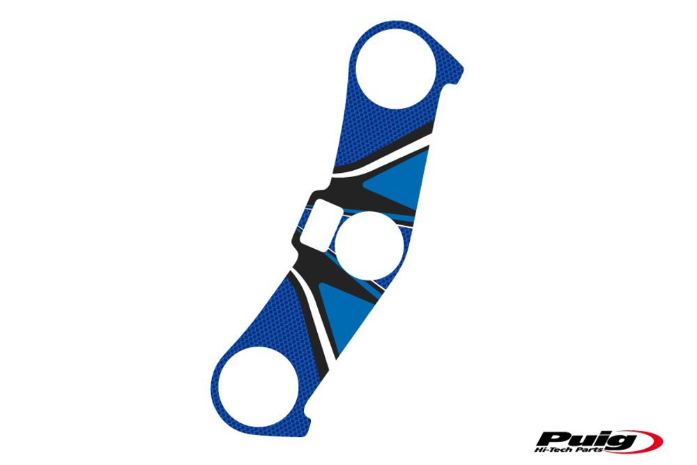 PUIG 6945A Radikal Yoke Protector  passend fuer KAWASAKI ZX-6R NINJA Blau