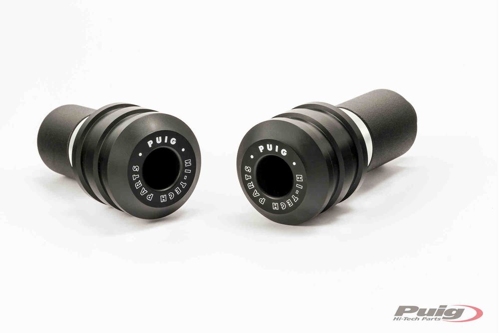 PUIG 8588N Sturzpads Vintage  passend fuer TRIUMPH BONNEVILLE T120 Schwarz