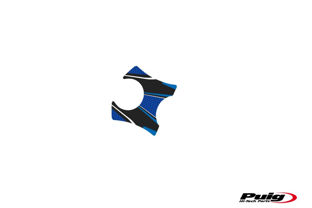 PUIG 6921A Radikal Yoke Protector  passend fuer SUZUKI DL1000 V-STROM Blau