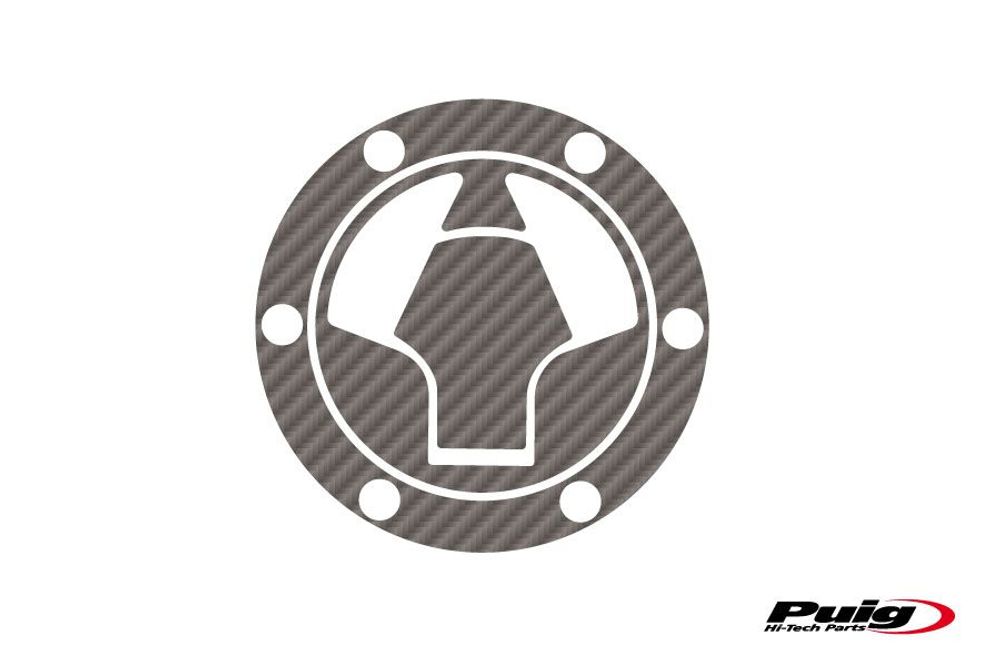 PUIG 8394C Tankdeckelschutz X-TREME  passend fuer KAWASAKI NINJA 250R Carbon look