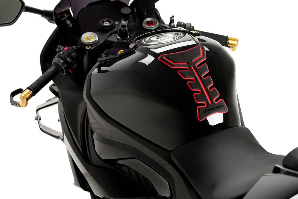 PUIG 21834R Grasp Tankschutz  passend fuer HONDA NT650V DEAUVILLE Rot