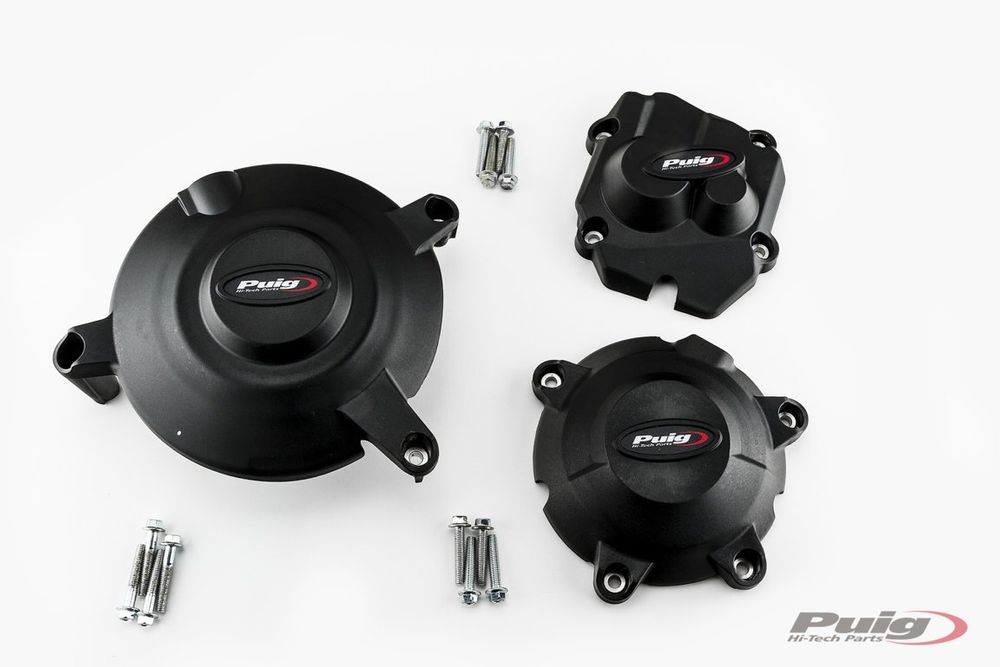 PUIG 20133N Motorschutzhauben  passend fuer KAWASAKI ZX-10R Schwarz