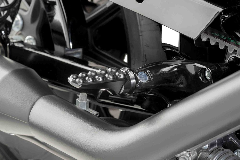 PUIG 9980N Heritage Fußrasten  passend fuer SUZUKI GSX-R750 Schwarz