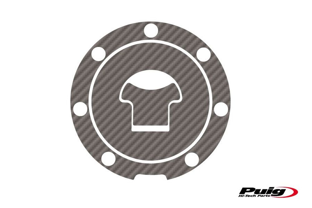 PUIG 8390C Tankdeckelschutz X-TREME  passend fuer HONDA CBR1000F Carbon look