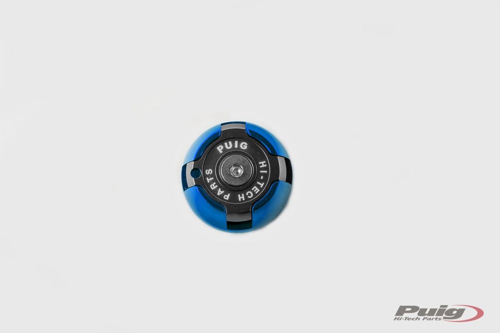PUIG 6157A Ölverschlusskappe  passend fuer YAMAHA XT660X Blau