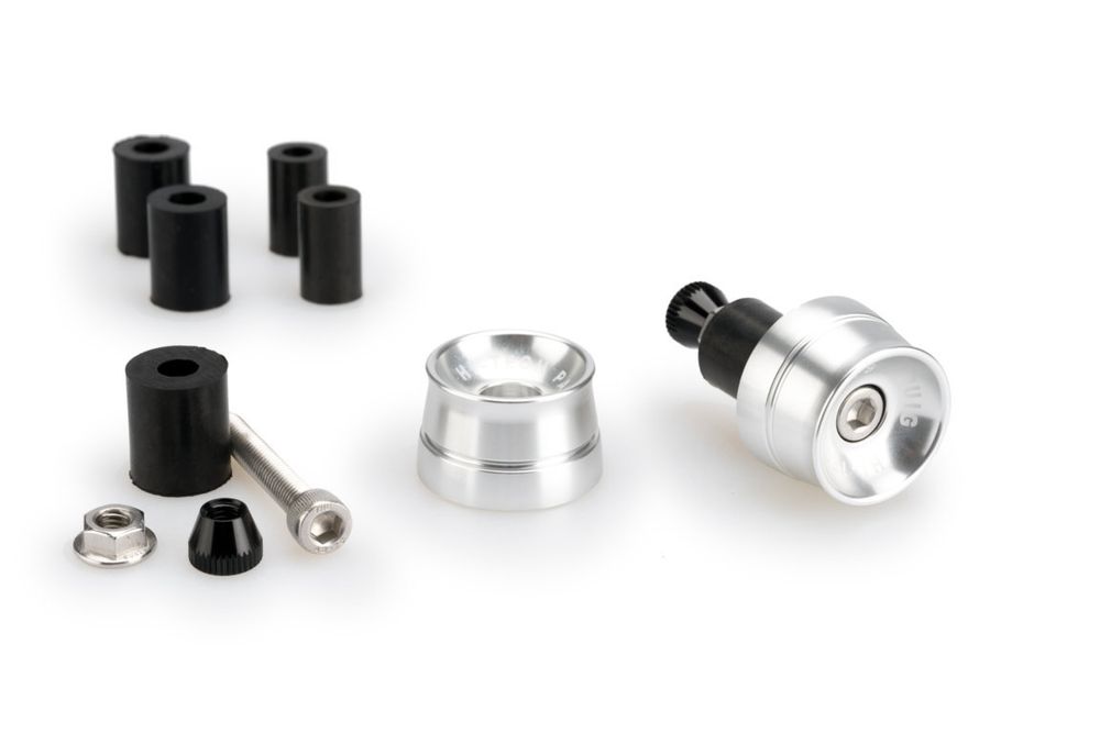 PUIG 21016P Lenkerenden Speed  passend fuer KTM 125 DUKE Silber