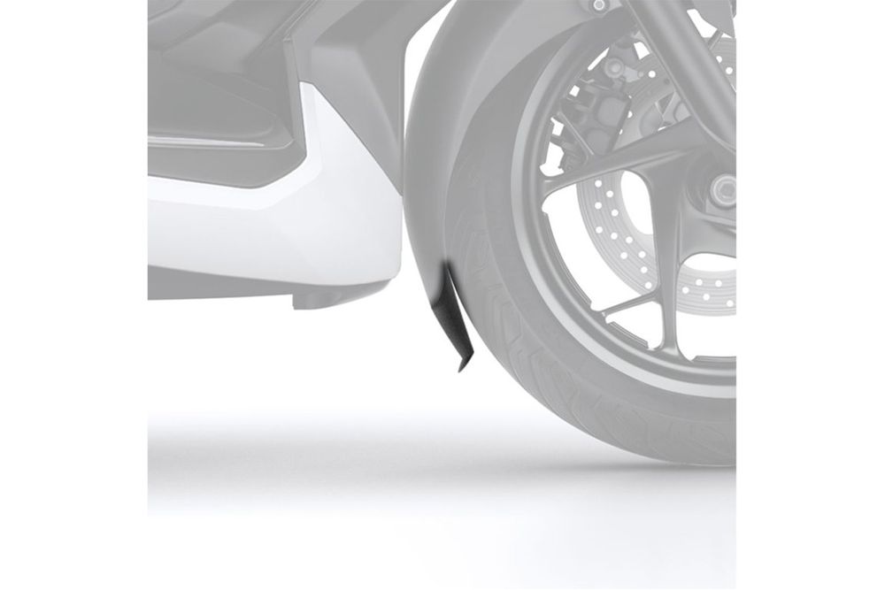 PUIG 3664N Verlängerung des vorderen Schutzblechs  passend fuer YAMAHA X-MAX 400 Schwarz