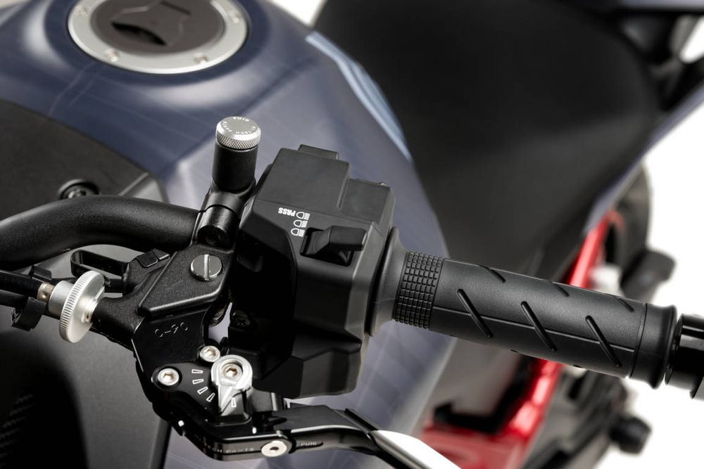 PUIG 21803P Tracker Rückspiegel  passend fuer DUCATI MONSTER 900 Silber