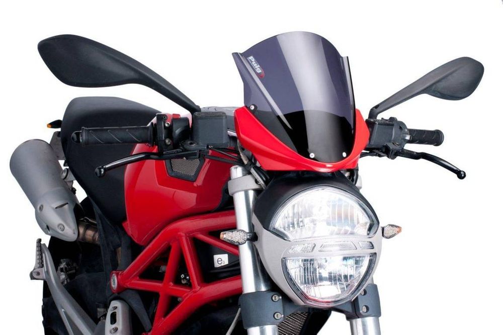 PUIG 5650F Tourenscheibe  passend fuer DUCATI MONSTER 696 Stark getönt