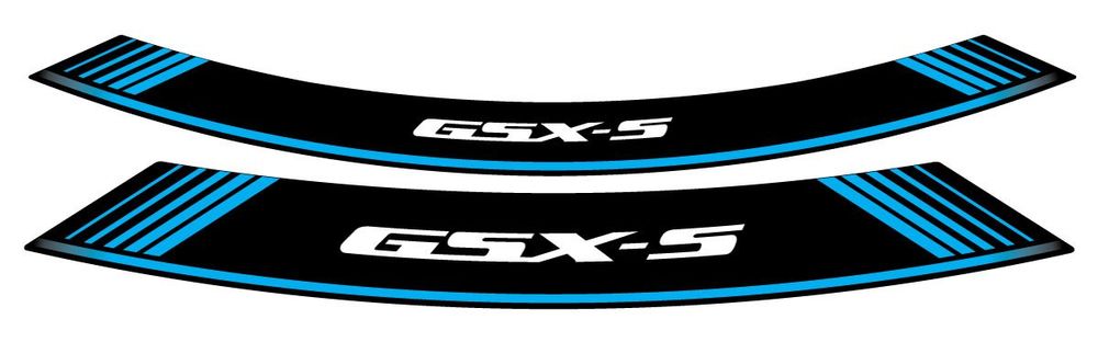 PUIG 9442A Rim Strips Specials  passend fuer SUZUKI GSX-S1000 Blau