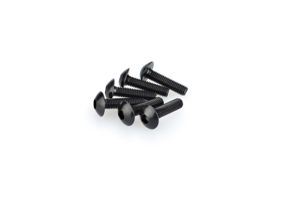 PUIG 0550N Muttern aus Anodisierten Aluminium  passend fuer UNIVERSAL UNIVERSAL Schwarz
