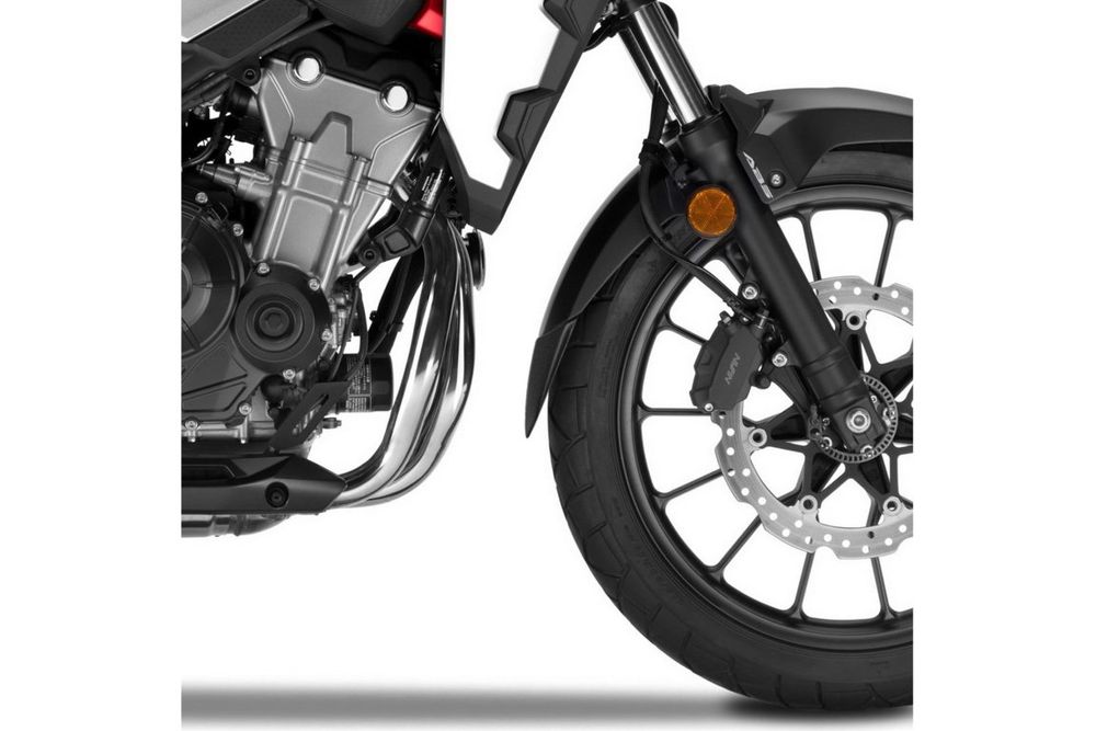 PUIG 3679N Verlängerung des vorderen Schutzblechs  passend fuer HONDA CB500X Schwarz
