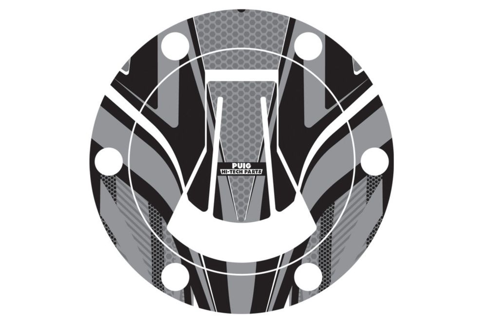 PUIG 20614U Tankdeckelabdeckungen Radikal  passend fuer APRILIA RS 660 Grau