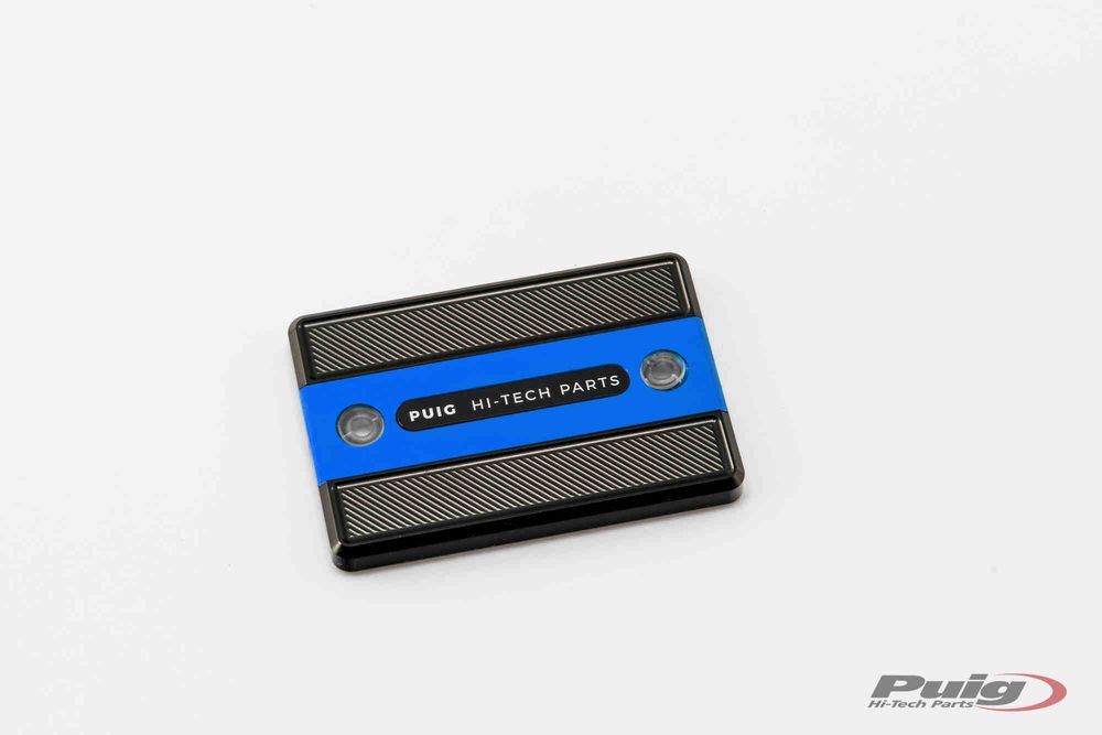 PUIG 9267A Vorderer Bremsflüssigkeitsbehälterdeckel  passend fuer YAMAHA FZ1 FAZER Blau