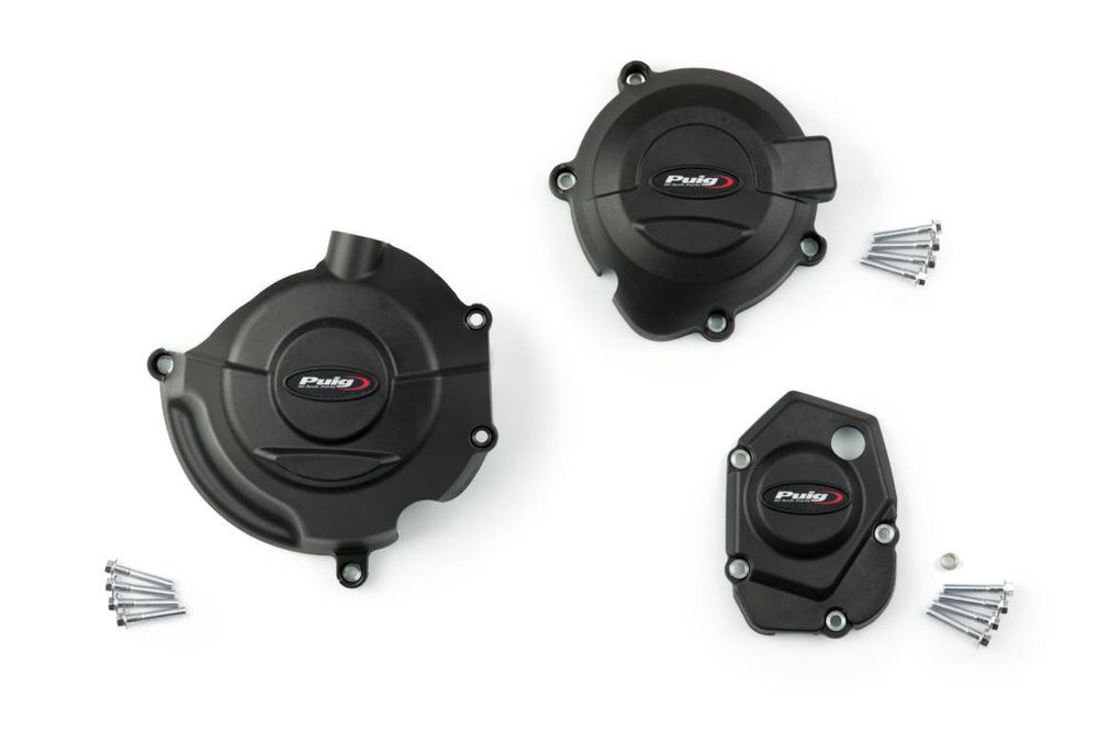 PUIG 20417N Motorschutzhauben  passend fuer KAWASAKI Z1000 Schwarz