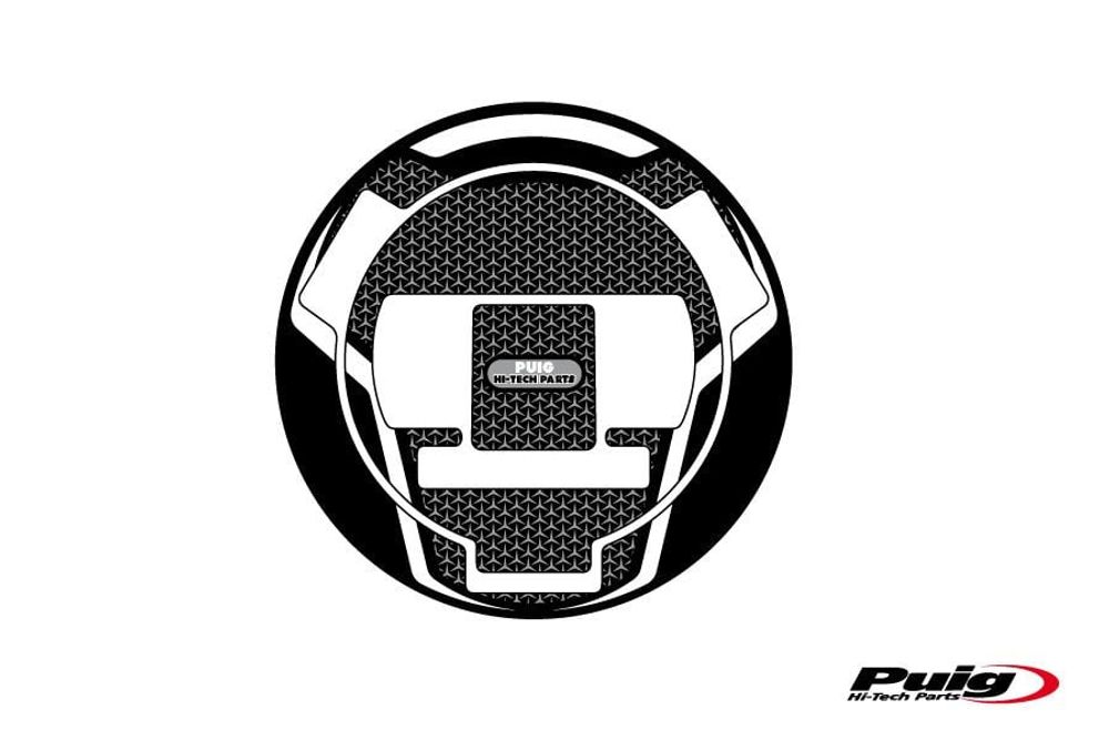 PUIG 6299U Tankdeckelabdeckungen Naked  passend fuer BMW R1200GS Grau