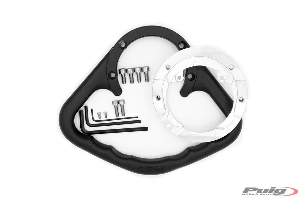 PUIG 3761N Haltering  passend fuer KAWASAKI Z650 Schwarz