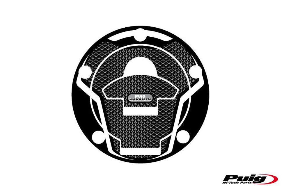 PUIG 6303U Tankdeckelabdeckungen Naked  passend fuer DUCATI MONSTER 1200 S Grau