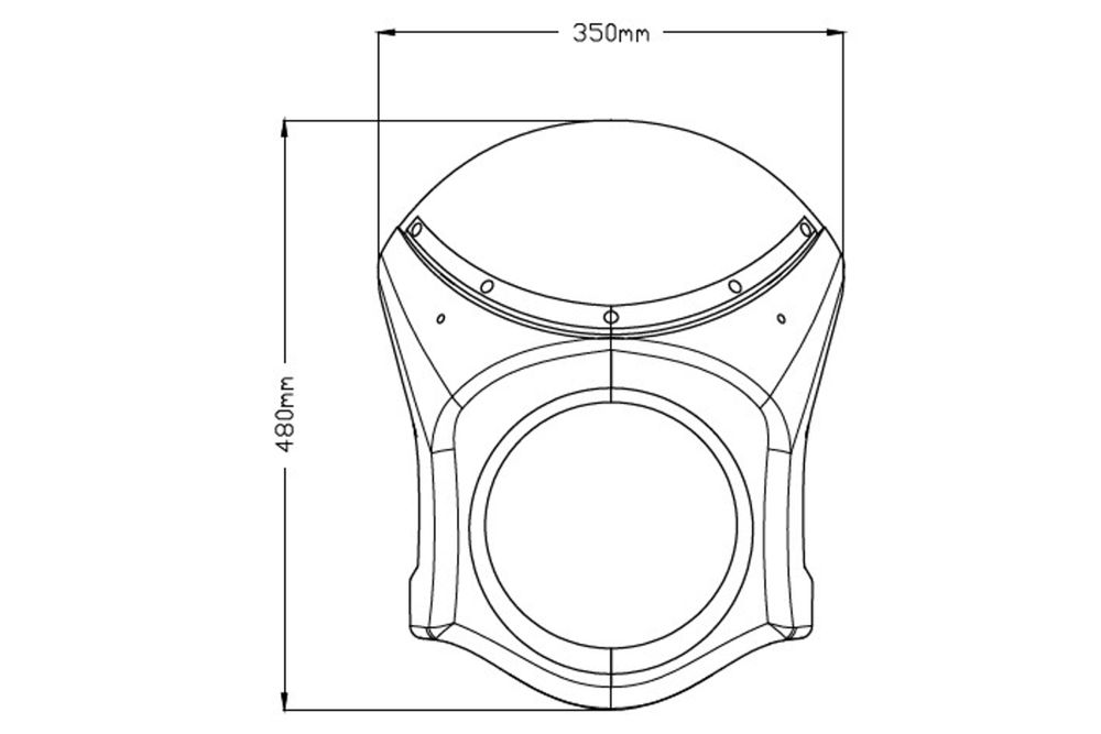 PUIG 3133W Retro-Verkleidungscheibe  passend fuer HONDA CB1000R NEO SPORTS CAFE Transparent