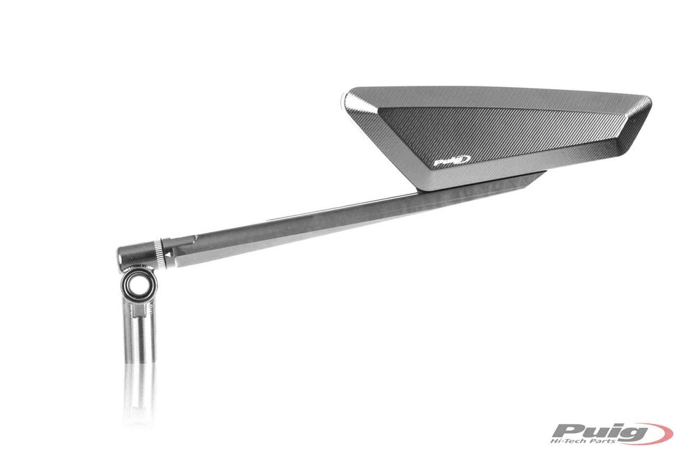 PUIG 9884D Hypernaked Rückspiegel  passend fuer KAWASAKI Z750 Aluminium