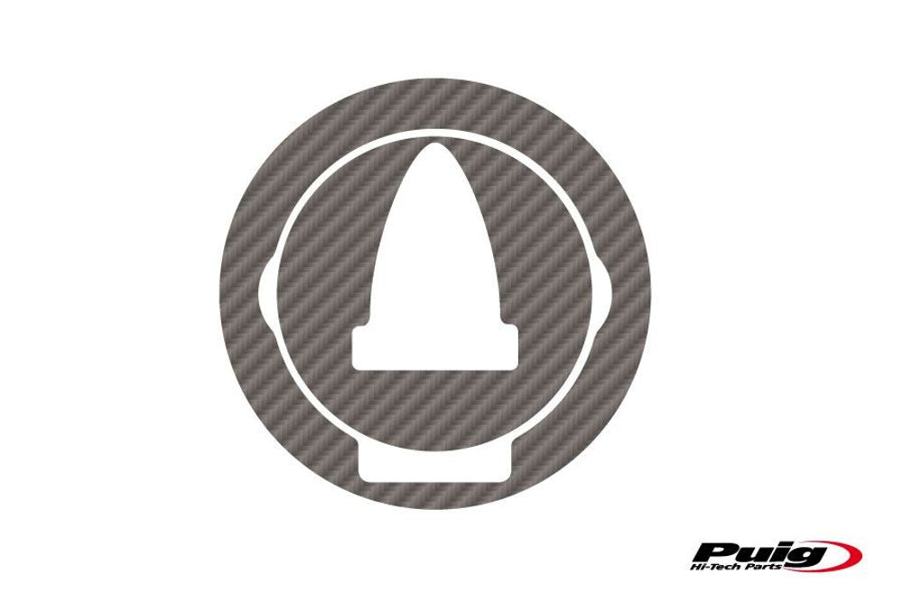 PUIG 8376C Tankdeckelschutz X-TREME  passend fuer APRILIA RS125 Carbon look