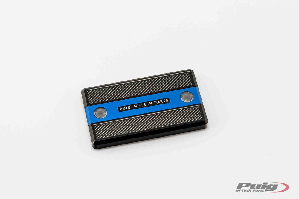 PUIG 9270A Vorderer Bremsflüssigkeitsbehälterdeckel  passend fuer SUZUKI SV650S Blau