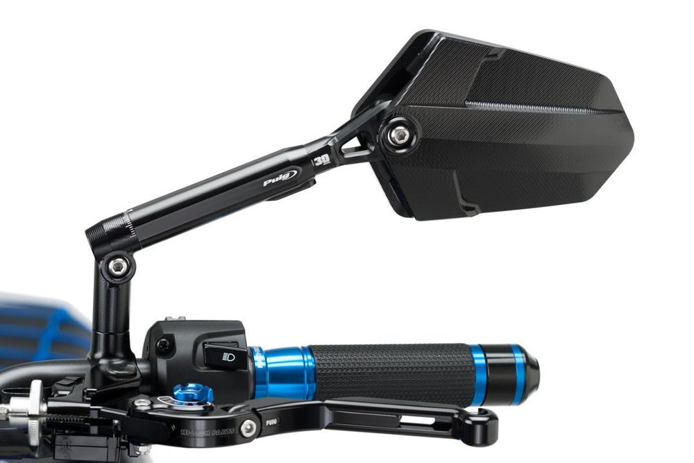 PUIG 014NN Explorer Rückspiegel  passend fuer KAWASAKI Z750 Schwarz