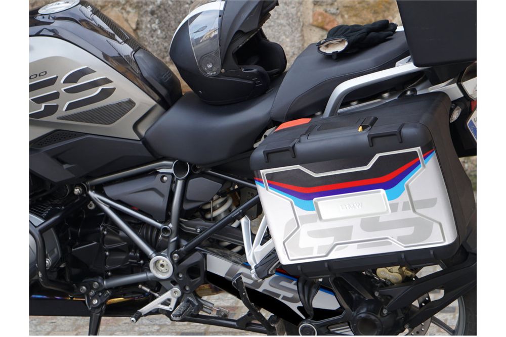 PUIG 20216N Stickerset für BMW  passend fuer BMW R1200GS Schwarz