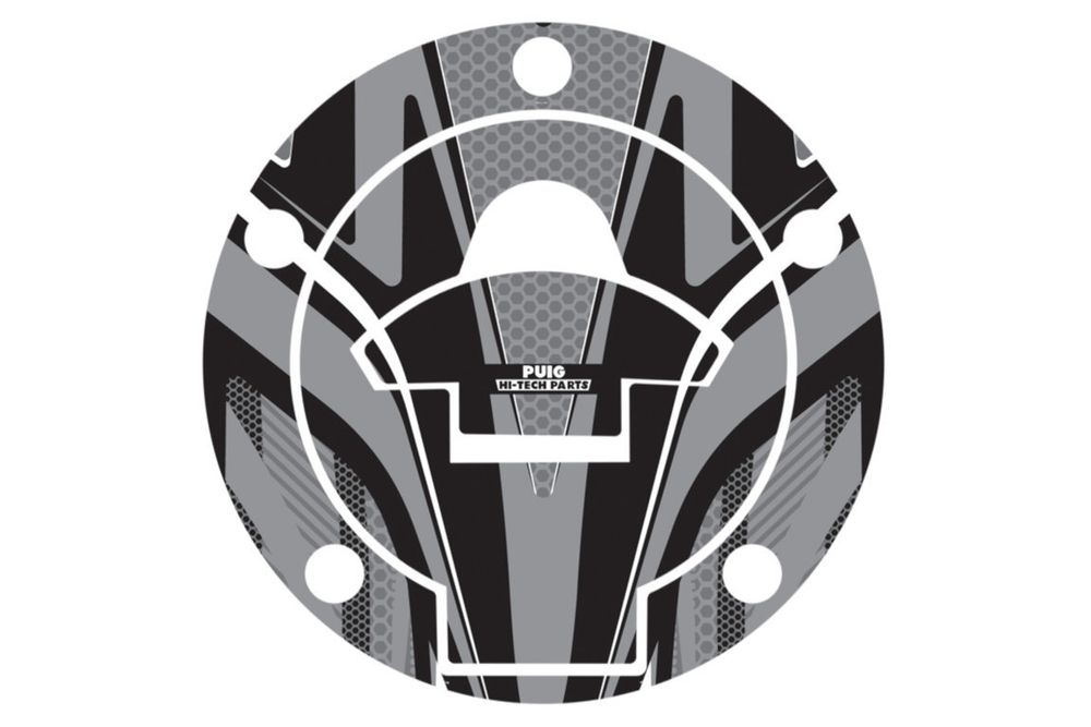 PUIG 8281U Tankdeckelabdeckungen Radikal  passend fuer YAMAHA YZF-R3 Grau