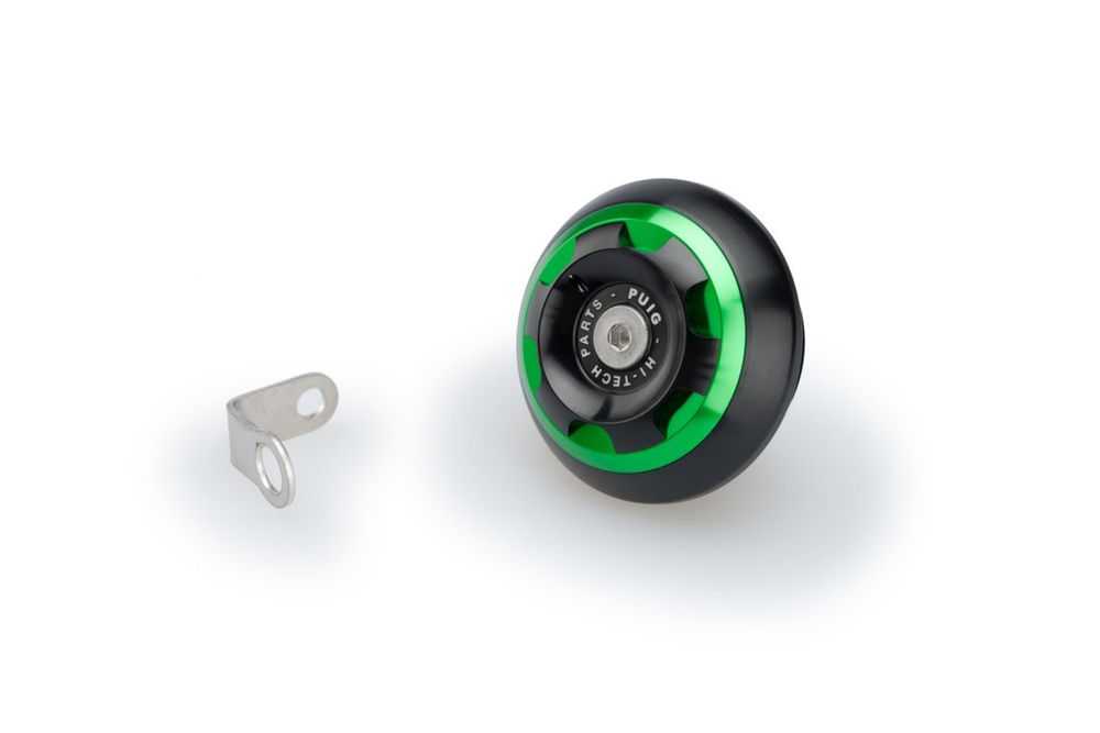 PUIG 20342V Motorölablassschraube TRACK  passend fuer KAWASAKI ZZR1200 Grün