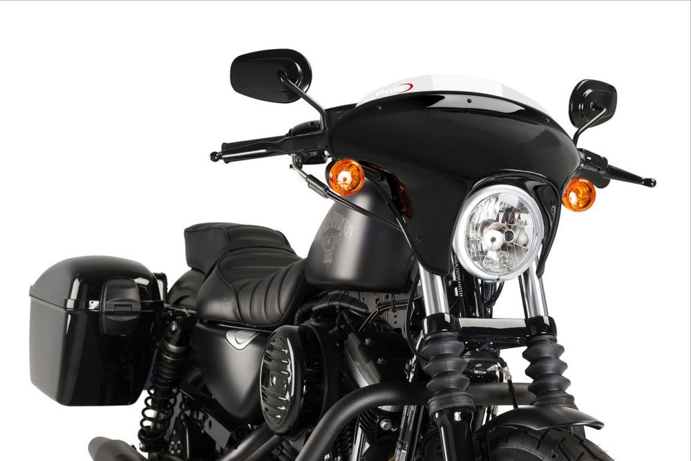 PUIG 21053W Batwing SML Sport  passend fuer HARLEY DAVIDSON SPORTSTER 883 IRON XL883N Transparent