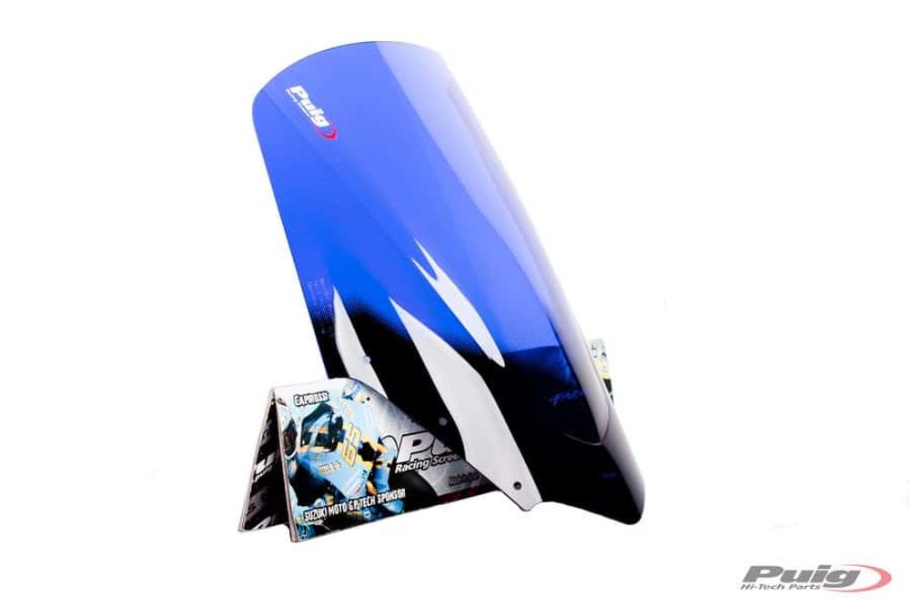 PUIG 4061A Racingscheibe  passend fuer YAMAHA FZ1 FAZER Blau