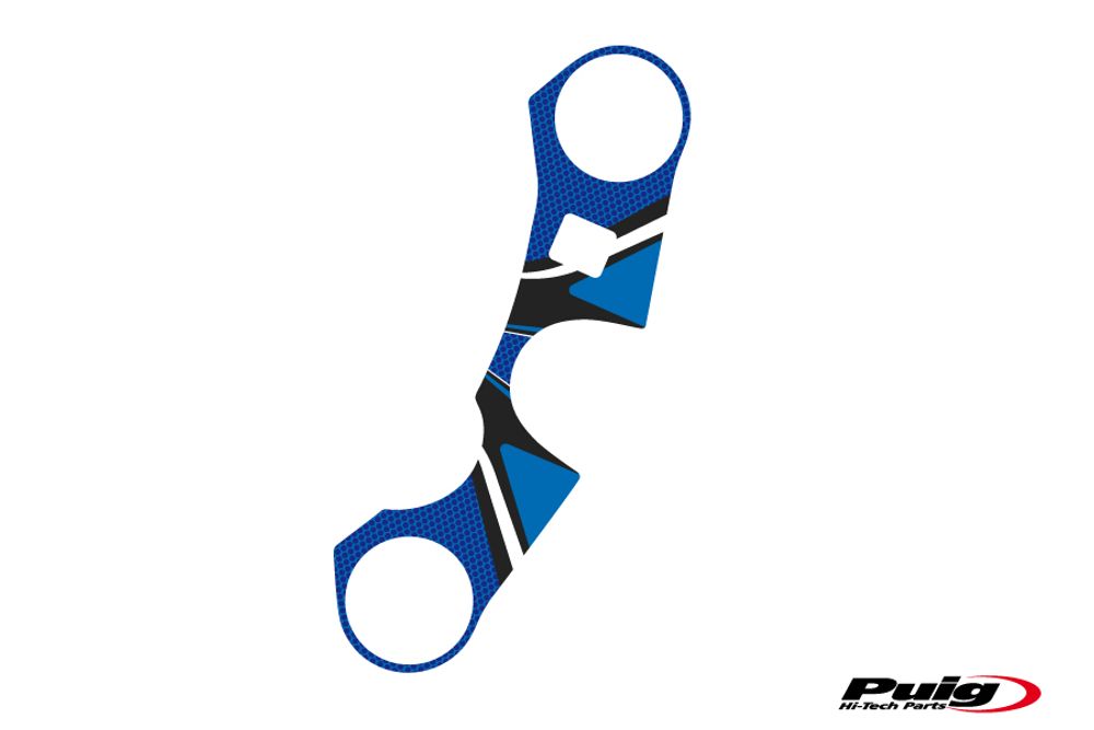 PUIG 6935A Radikal Yoke Protector  passend fuer SUZUKI GSX-R1000 Blau