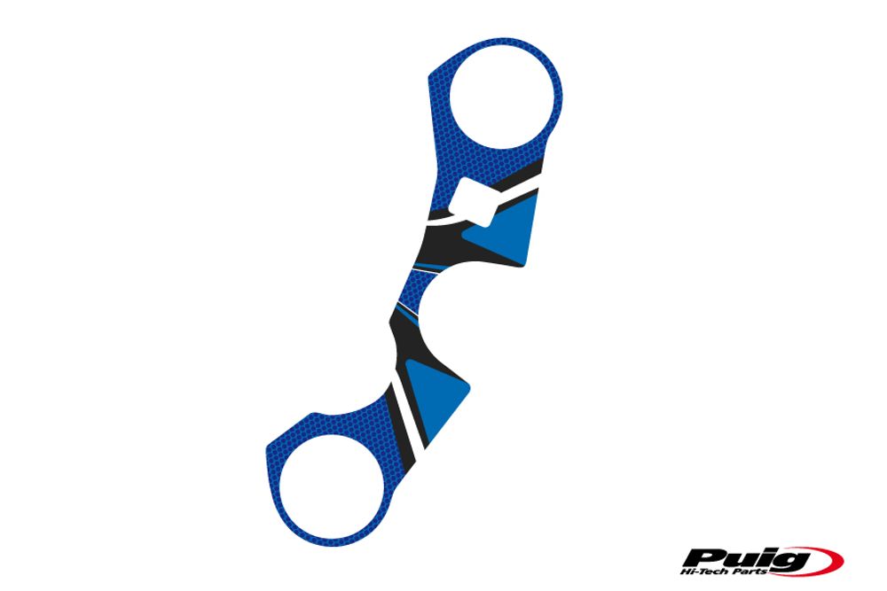 PUIG 6938A Radikal Yoke Protector  passend fuer SUZUKI GSX-R600 Blau