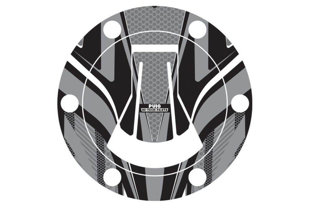 PUIG 20614U Tankdeckelabdeckungen Radikal  passend fuer APRILIA RS 660 Grau