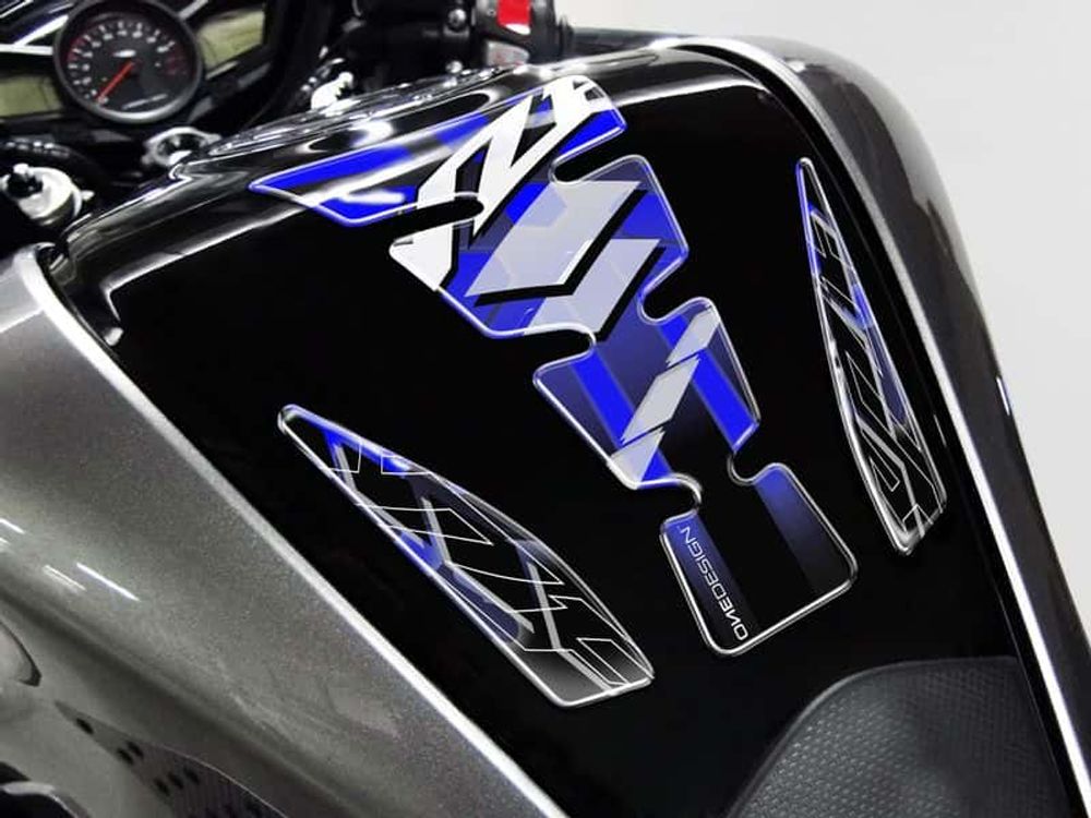 PUIG 4723A Wings Tankprotektor  passend fuer YAMAHA YZF-R1 Blau
