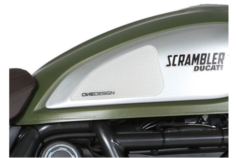 PUIG 20071W Seitliche Tankprotektor  passend fuer DUCATI SCRAMBLER ICON Transparent