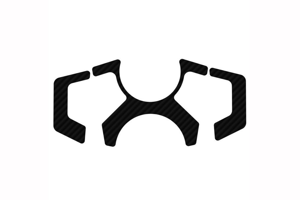 PUIG 9627C Yoke Protector Xtreme  passend fuer KAWASAKI NINJA 400 Carbon look