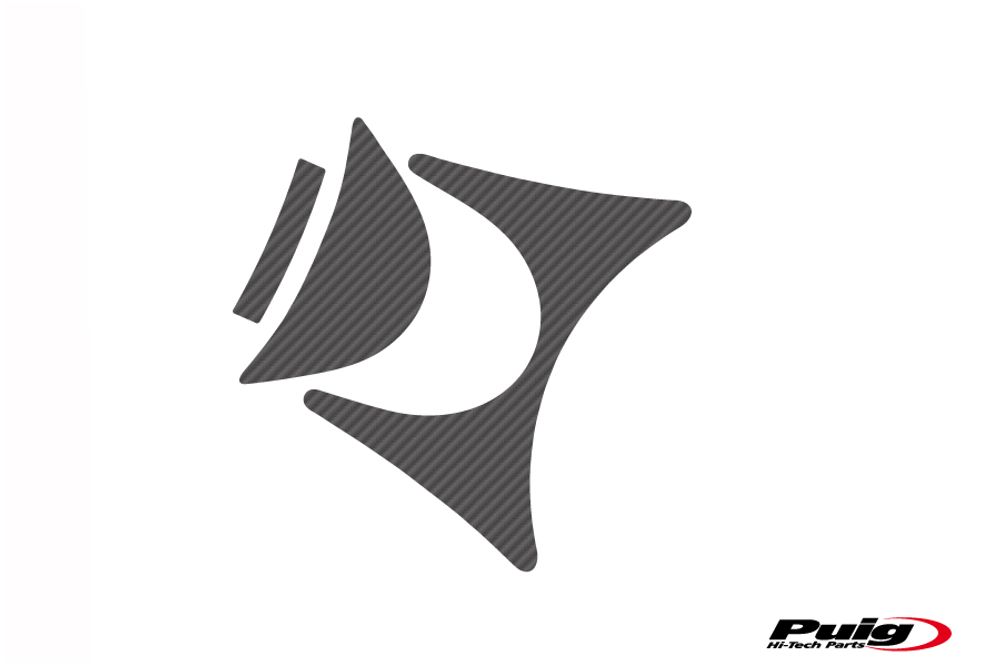 PUIG 5399C Yoke Protector Xtreme  passend fuer KAWASAKI Z1000 Carbon look