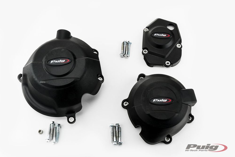 PUIG 20135N Motorschutzhauben  passend fuer KAWASAKI Z900 Schwarz