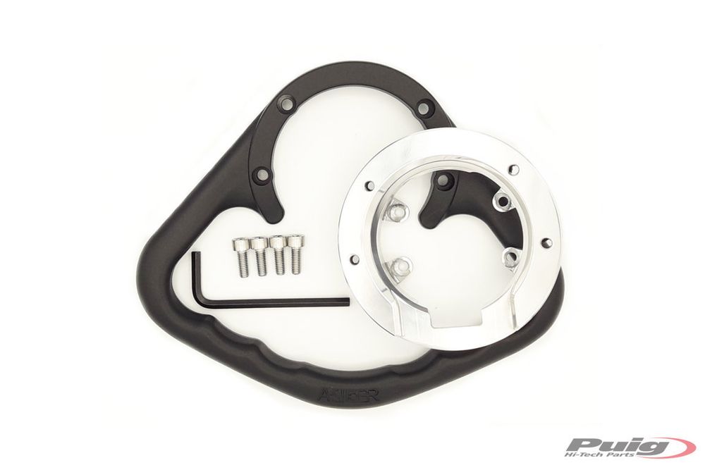 PUIG 6741N Haltering  passend fuer BMW S1000R Schwarz