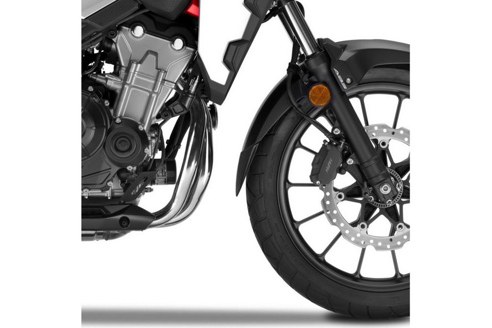 PUIG 3679N Verlängerung des vorderen Schutzblechs  passend fuer HONDA CB500X Schwarz