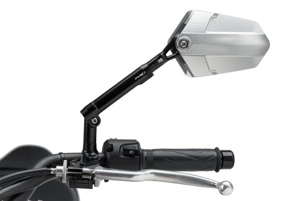PUIG 014ND Explorer Rückspiegel  passend fuer KAWASAKI Z750 Aluminium
