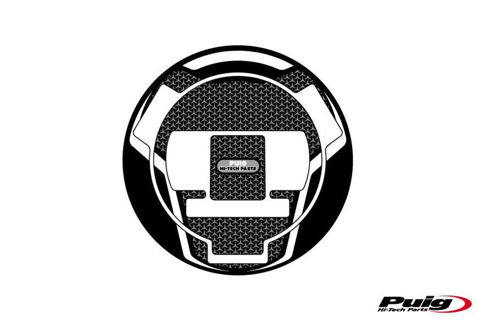 PUIG 6299U Tankdeckelabdeckungen Naked  passend fuer BMW R1200GS Grau