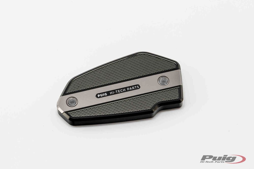 PUIG 9275P Vorderer Bremsflüssigkeitsbehälterdeckel  passend fuer KAWASAKI VERSYS 650 Silber