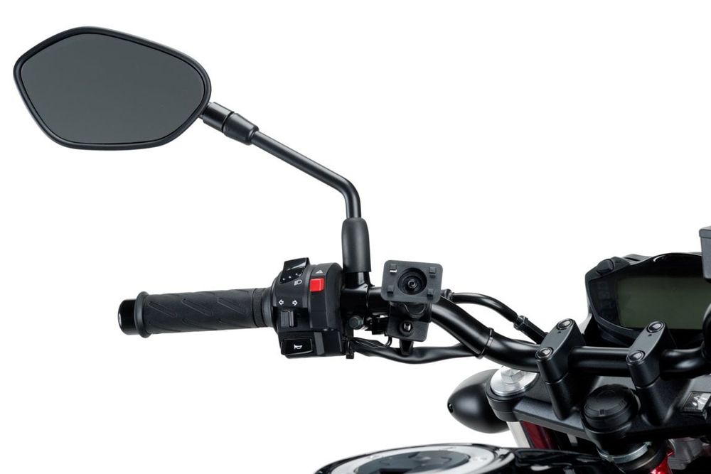 PUIG 3534N Halterunge für Handys und Schutzhülle  passend fuer GILERA RUNNER Schwarz