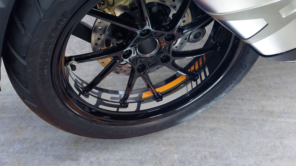 PUIG 20150O GS Sticker Bögen  passend fuer BMW R1200GS Gold