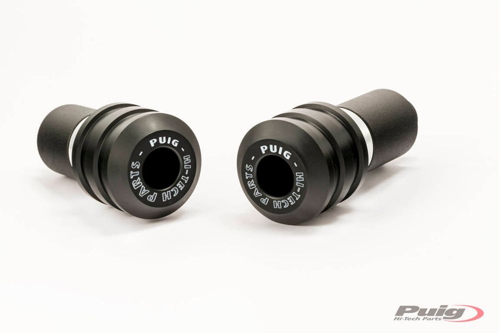 PUIG 8588N Sturzpads Vintage  passend fuer TRIUMPH BONNEVILLE T120 Schwarz